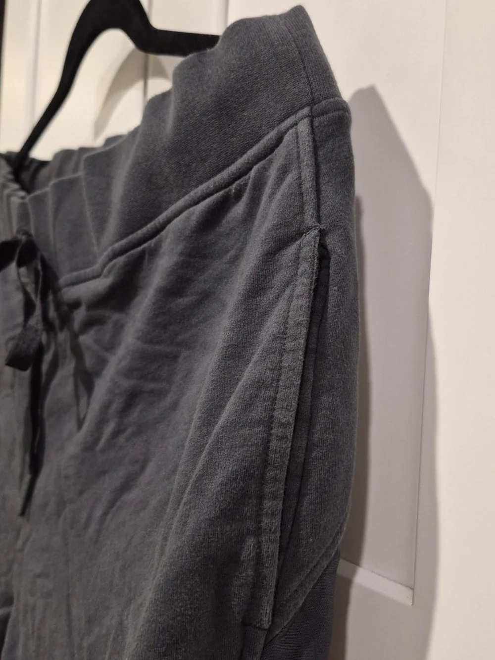 Charcoal Gray Drawstring Leggings